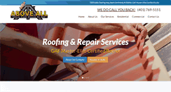 Desktop Screenshot of aboveallroofinginc.com